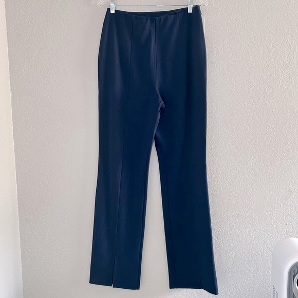 NEW Open Edit Navy Flare Pants women’s medium career office quite luxury classic - Picture 1 of 8